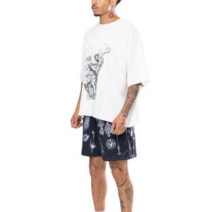 Pantalones Cortos de Baloncesto de Malla Gótica Personalizados para Hombre, Pantalones Cortos Deportivos con Gráficos Vintage, de Secado Rápido, Estilo Urbano - Product Image 3