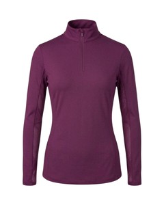 Camiseta de equitación elástica en cuatro direcciones para mujer, transpirable, para entrenamiento. - Product Image 1