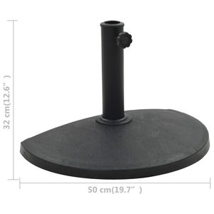 Inserti Decorativi Standard in Poliresina Nera per Ombrelloni e Basi da Patio - Product Image 6