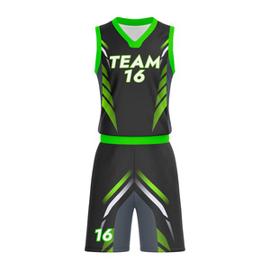Professional Basketball Uniform Set Men Sublimation Printed Jersey Shorts Team Sportswear Custom Design OEM - Product Image 1