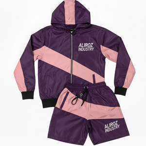 Survêtement coupe-vent Dry Fit à prix de gros, couleur unie, personnalisable, imperméable et léger - Product Image 1