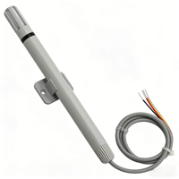 Sensor de Temperatura Tzone THT02C de Amplio Rango DC 12-36V para Invernadero/Almacén, Transmisor de Temperatura y Humedad 4-20mA