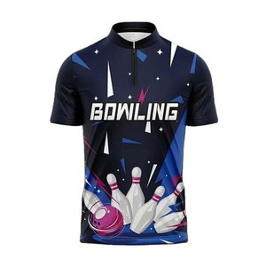 Maillot de bowling pour homme avec logo d'équipe, impression intégrale par sublimation, chemises vierges pour le football, vêtements personnalisables pour homme - Product Image 1