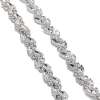 Applique en strass de qualité supérieure, design personnalisé, pour accessoires vestimentaires