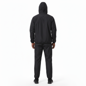 2026 Wholesale Heavy Duty Fitness Sweat Suit for <b>Home</b> Gym Exercise and <b>Weight</b> Loss Heat Trapping Black Sauna Suit - Product Image 6
