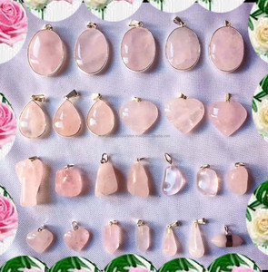 Hot Design Smooth <b>Heart</b> Shape Larimar Cabochon Pendant Good Looking Silver Gold Plated Bezel Setting Charm Pendant at Love - Product Image 3