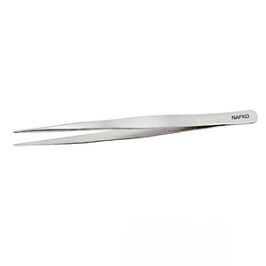 Premium Straight Jewelry Tweezers 180mm Stainless Steel Craft Tweezers Jewelry <b>Tool</b> & Equipment Jewelry Stone Handling <b>Tool</b> - Product Image 1
