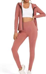 Ropa de Yoga Personalizada con Logotipo, Top Corto Ligero para Correr y Entrenar, Chaqueta Deportiva para Mujer, Ropa para Gimnasio - Product Image 3