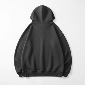 2026 High Quality <b>boys</b> Cotton fleece Custom Logo Streetwear Men's Boxy Hoodie Cotton Baggy Hoodie Heavyweight Hooded Sweatshirt - Product Image 2