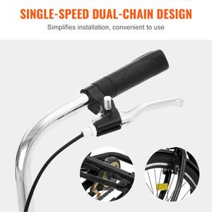 Bicicleta Cruiser de Aleación de Aluminio de 24 Pulgadas, Triciclo Ajustable con Canasta para Adultos, Triciclo de Tres Ruedas con Experiencia de Conducción Cómoda - Product Image 4