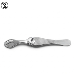 Pinzas Chalazion Lordan de un Solo Uso, Desechables, de Acero Inoxidable, Instrumento Quirúrgico Oftálmico, Herramienta para Cirugía de Glándulas de la Párpada - Product Image 1