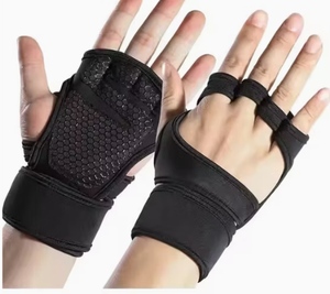 Gants de musculation en néoprène respirant, paume antidérapante, gants de musculation sans doigts pour la salle de sport - Product Image 2