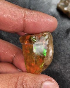 Super Natural Welo Fire 37.80X29.02 37.03X24.42 mm Ethiopian <b>Opal</b> Oil Rough Loose Gemstone Grade Third Party Certified DIY - Product Image 2