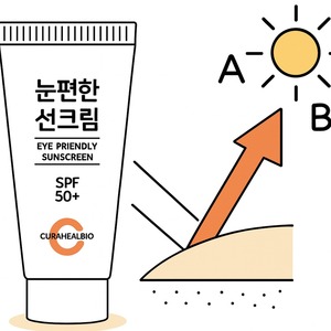 [CURAHEALBIO] Eye-Friendly Herbal <b>Sunscreen</b> SPF50 PA Four Mild Tear-Free Daily <b>Face</b> Sunblock - Product Image 5