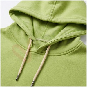 Conjunto Deportivo con Capucha Verde para Hombre, Manga Larga, Color Sólido, Transpirable, Corte Regular, para Otoño, con Logotipo Frontal - Product Image 4