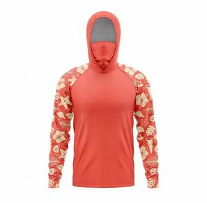 Haut de protection unisexe à capuche zippé en polaire à manches longues, 80 % nylon, anti-plis, coupe oversize, style streetwear, pour l'hiver et la natation - Product Image 5