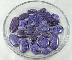 Big Deal Wholesale Natural Charoite Cabochon Big Size Loose Gemstone Bulk Supply Gemstones Per KG Hand Polished Gemstone - Product Image 2