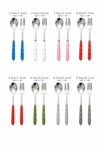 ชุดช้อนส้อมสแตนเลสคุณภาพสูง งานหนัก ทนทาน ขัดเงาอย่างดี หรูหรา พรีเมียม - Product Image 2