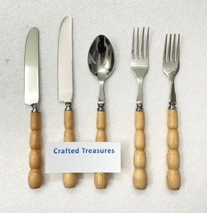 Ensemble de couverts de style nordique avec manche en résine, acier inoxydable plaqué or, vaisselle décorative pour la maison, vaisselle de table pour mariage, ensemble de couverts - Product Image 1