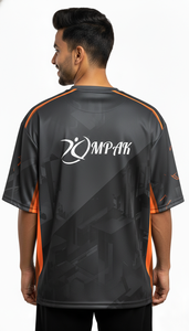 เสื้อยืดพิมพ์ซับลิเมชันขนาดใหญ่พิเศษสำหรับผู้ชายเสื้อลำลองแนวสตรีทในเมือง - Product Image 2