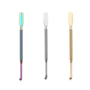 Professional Stainless Steel Nail Cuticle Pusher – Double-Ended Cuticle Remover <b>Tool</b> for Manicure, <b>Pedicure</b>, Gel & Acrylic Nails - Product Image 2