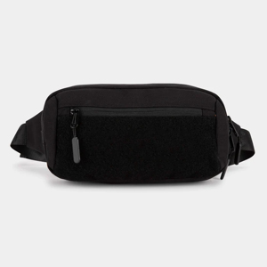 Sac de taille tactique unisexe, ABS imperméable, antivol, sangle réglable, fermeture à glissière, randonnée, activités de plein air, noir, dos souple, USB - Product Image 2