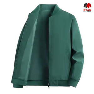 Ryan เสื้อแจ็กเก็ตมีซิปสำหรับผู้ชายเสื้อแจ็คเก็ตผ้านิ่มดีไซน์ตามสั่งพร้อมโลโก้ออกแบบได้ตามต้องการ - Product Image 5