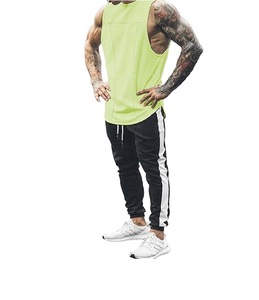 Camiseta Deportiva sin Mangas para Hombre, Personalizada al por Mayor, para Fitness, Culturismo, Gimnasio, Chaleco Deportivo Ajustado - Product Image 1
