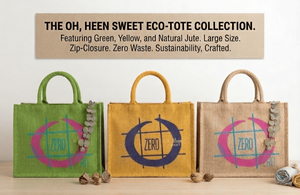 Bolsas de Yute Ecológicas al por Mayor con Logotipo Personalizado Impreso, Cierre de Cremallera Reutilizable, Asas de Cinta de Algodón, Bolsas de Compras, Bolsas de Playa - Product Image 5