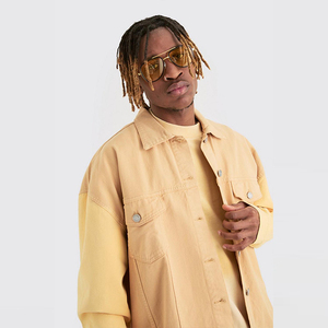 Nouvelle conception, veste coupe-vent d'automne la plus vendue, deux poches, extensible, unie, respirante, pour homme, à capuche. - Product Image 4