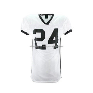 Maillots de football américain à sublimation personnalisée, respirants, légers, à séchage rapide, couleur et logo personnalisés, unisexe, grandes tailles pour adultes - Product Image 2