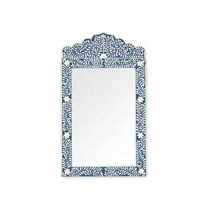 Customized Good Quality Luxurious Handcrafted Natural Wood Bone Inlay <b>Mirror</b> Frame for Decoration From India Floral Inlay - Product Image 1