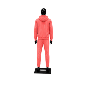 Conjunto Deportivo Rosa Coral para Hombre, con Logotipo Personalizado, Sudadera con Cremallera Completa y Pantalones Jogger, Ropa Deportiva Urbana, Informal, para Gimnasio, Venta al Por Mayor - Product Image 2