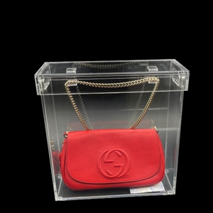 Stylish Acrylic <b>Handbag</b> Display Case Protective Box for Elegantly Showcasing and Preserving Your Designer Bags and Accessories - Product Image 2