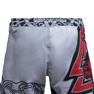 Shorts MMA en satin 100 % polyester respirant pour arts martiaux et boxe, vêtements de combat fonctionnels fabriqués en usine - Product Image 6