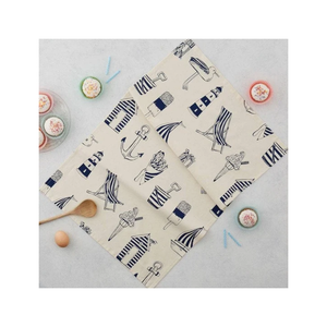 Serviettes de cuisine en coton brodé jacquard, résistantes à la décoloration et à séchage rapide, pour la maison et le golf, OEM Tamil Nadu, MOQ 50, marque blanche, UPS Air - Product Image 4