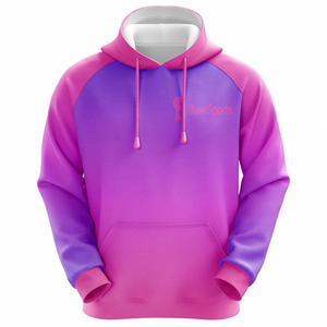 Sweat-shirt à capuche vert pour homme, manches raglan, couleur unie, avec poches, coupe décontractée, idéal pour l'automne - Product Image 3