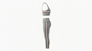 Conjuntos de Yoga para Mujer Tallas Grandes, con Logotipo Personalizado, Reversibles, Sin Costuras, Transpirables, Cintura Elástica, 2 Piezas, Novedad - Product Image 3