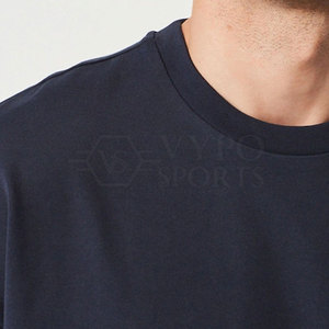 T-shirt Homme Respirant Écologique 100% Coton Design Épuré Tissu Extensible Coupe Classique Motif Uni Lavé Parfait pour l'Été - Product Image 6