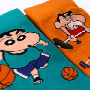 2026 Custom Crew Socks Men Cartoon Character Basketball <b>Dumbbell</b> Print Digital Printing Breathable Knitted Summer Daily Wear - Product Image 2