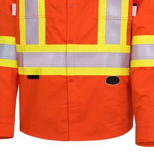 Gilet de sécurité professionnel pour homme, haute visibilité, classe 3 ANSI, imperméable, durable, anti-plis, léger - Product Image 2