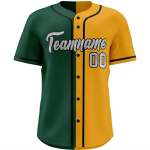 Camiseta de béisbol transpirable con botones para adultos, fabricación profesional de ropa deportiva con corte automatizado, jersey de béisbol - Product Image 6