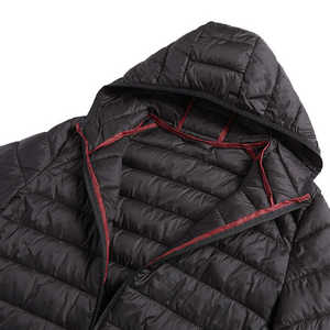 New <b>Winter</b> Puffer Jackets Men's <b>Coats</b> Casual <b>Thick</b> Sherpa Lining 100% Nylon Dot/Leopard Print Waterproof Windproof - Product Image 2