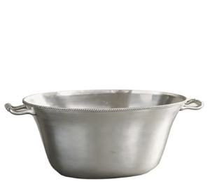 Bac à glace en aluminium classique pour champagne avec poignées latérales |   Seau refroidisseur à vin |   Décoration de table pour bar, hôtel, fête - Product Image 1