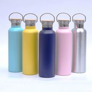 Bouteille d'eau sport en acier inoxydable à double paroi isolée 350ml 500ml 600ml 750ml 1000ml 24oz à large ouverture avec logo personnalisé - Product Image 3