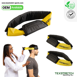 Entrenador de Resistencia Ajustable para Fortalecer el Cuello - Arnés para la Cabeza con Tubo Elástico para Estabilidad del Cuello en Rugby, F1 y Boxeo - Product Image 1