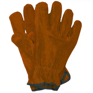 Wholesale Heavy Duty Safety <b>Gloves</b> Goat Grain Leather 11 oz Thick Anti-static Driving Work Industrial Hand Protection Gardening - Product Image 6