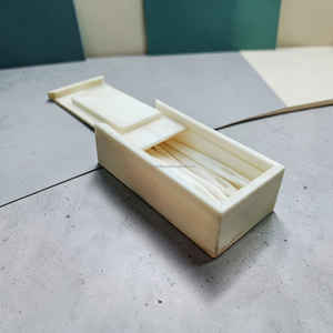 Estuche para Agujas Hecho a Mano con Hueso de Búfalo Blanco, Ecológico, Caja Deslizante Decorativa para Almacenamiento a Precio Económico - Product Image 3