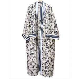Última Tendencia: Kimono para Mujer, Personalizado, Ecológico, 100% Algodón, Tejido a Mano, Cuello en V, Cinturón, Largo Completo, Corte Holgado, Digital - Product Image 4