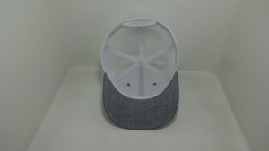 Casquette Trucker Grise Personnalisée en Maille avec Logo Brodé sur le Panneau Avant, 6 Panneaux, Réglable, Unisexe, Décontractée, Printemps-Été - Product Image 6